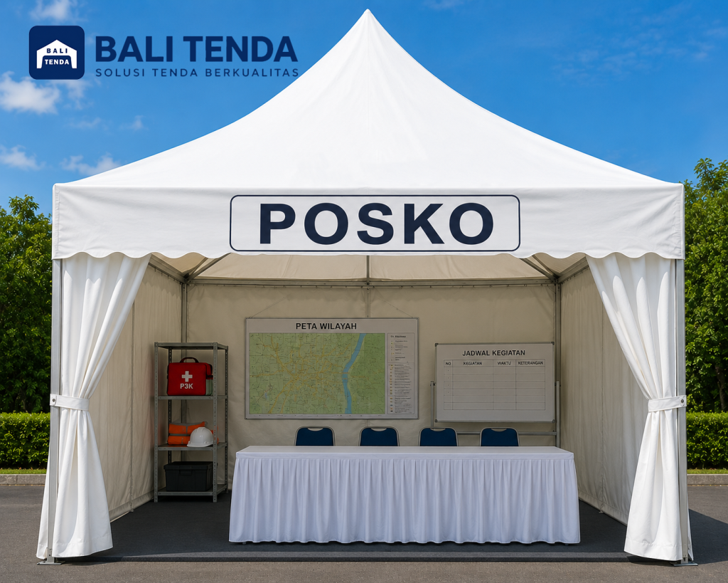 tipe tenda posko